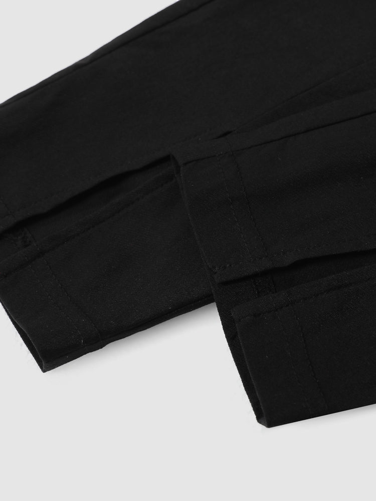 Buckled Split Bodycon Pants