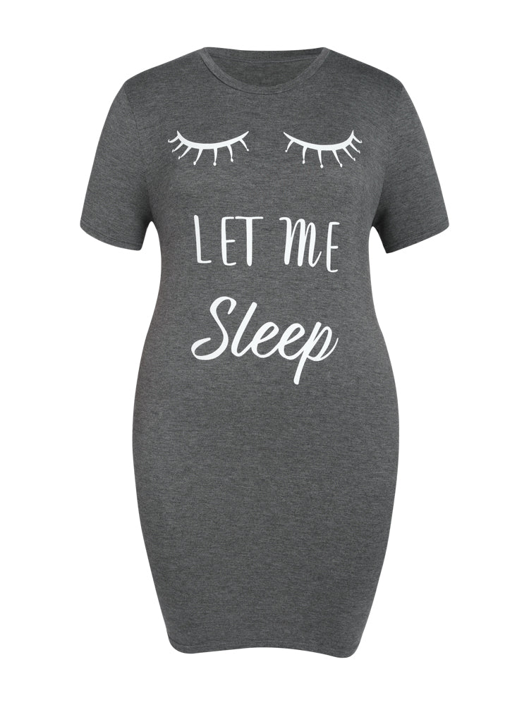 Let Me Sleep Lounge Dress