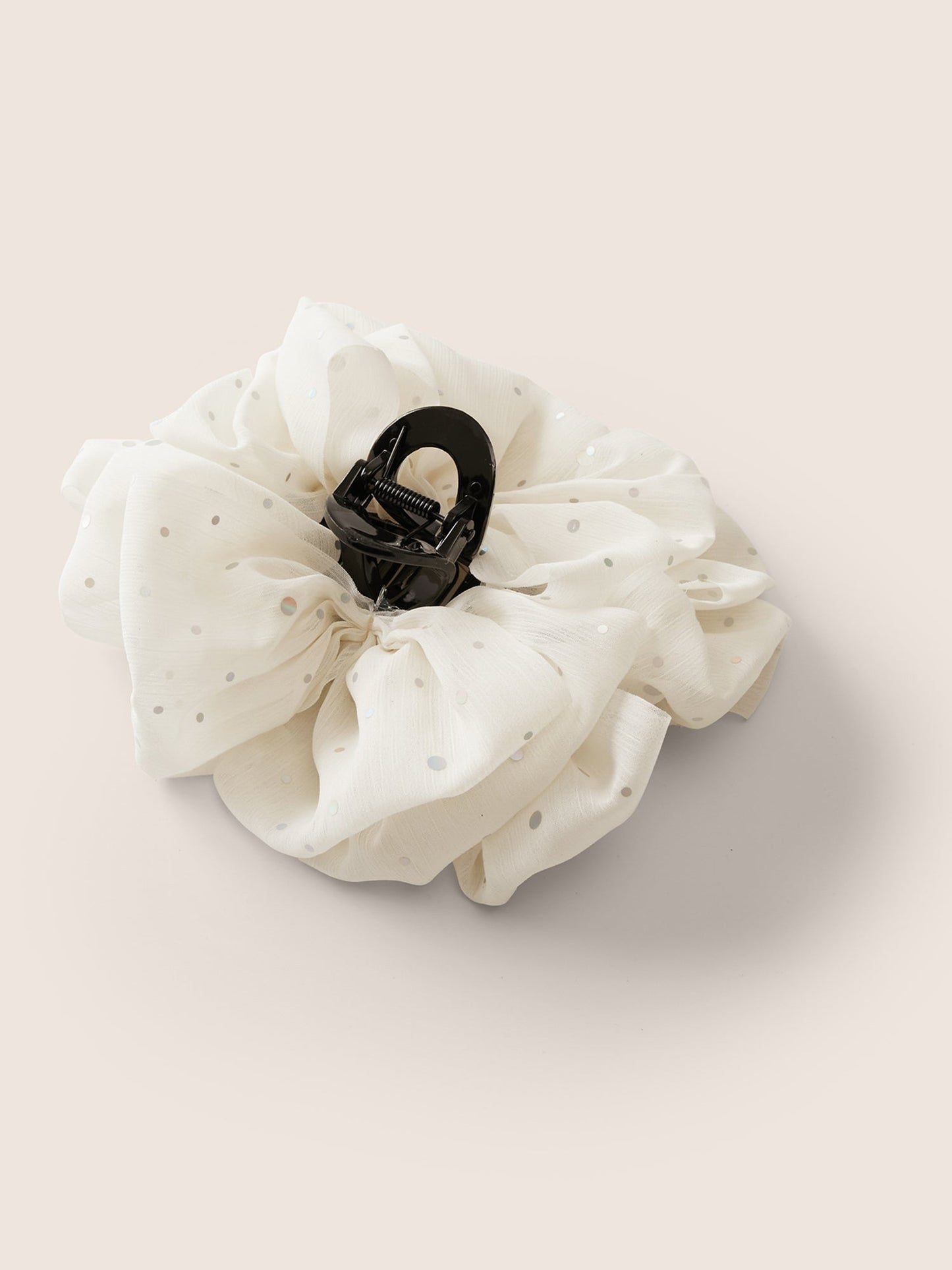 Chiffon Sequin Detail Hair Clip