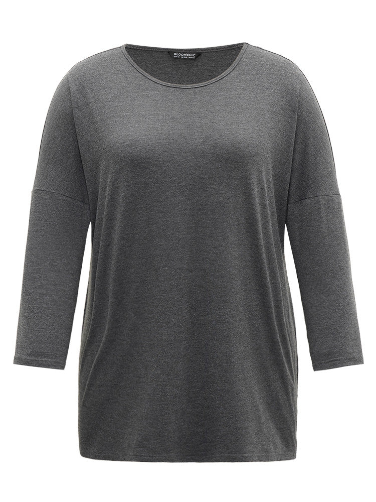 Supersoft Essentials Solid Drop Shoulder T-shirt
