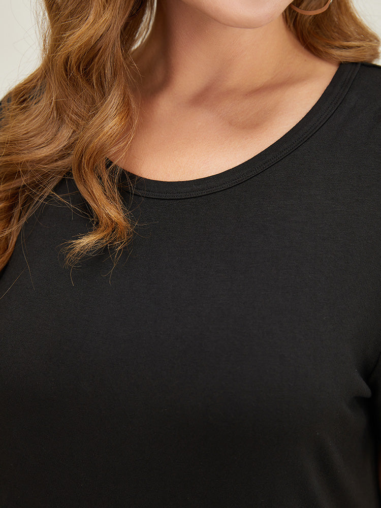 Supersoft Essentials Moderately Stretchy Round Neck T-shirt