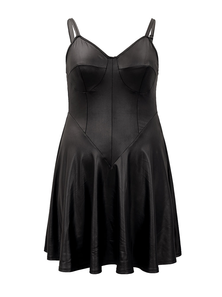 Plain Bodycon A Line Sleep Cami Dress