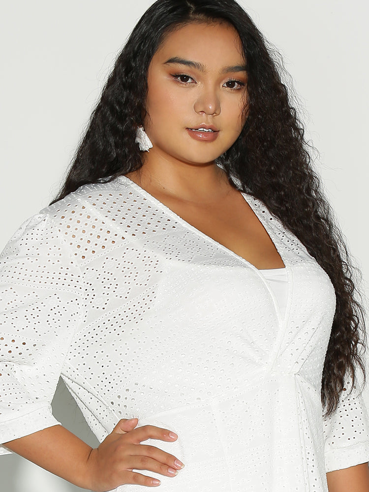 Broderie Dress 2pcs Set