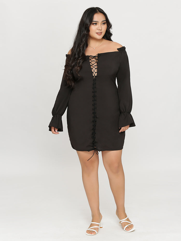 Long Bell Sleeve Dress