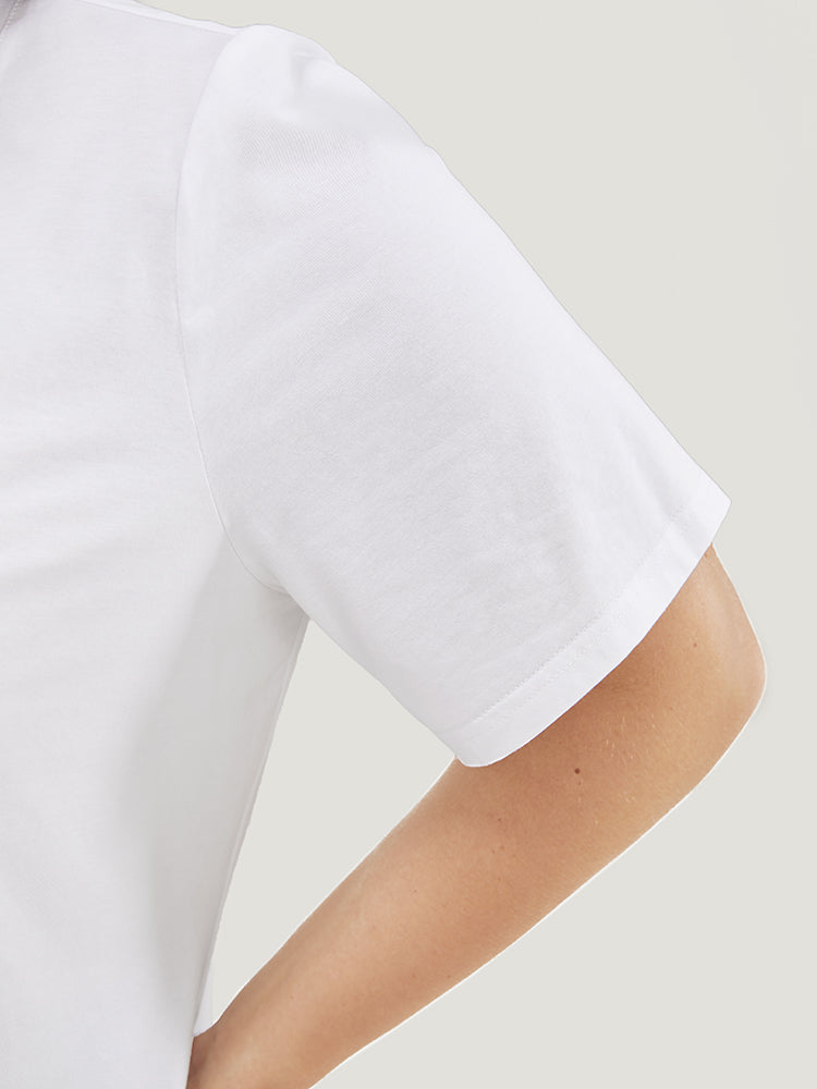 UltraCool V Neck Drop Shoulder T-shirt