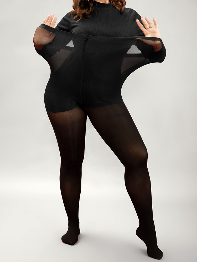 2 Pack 60D Solid High Elastic Tights