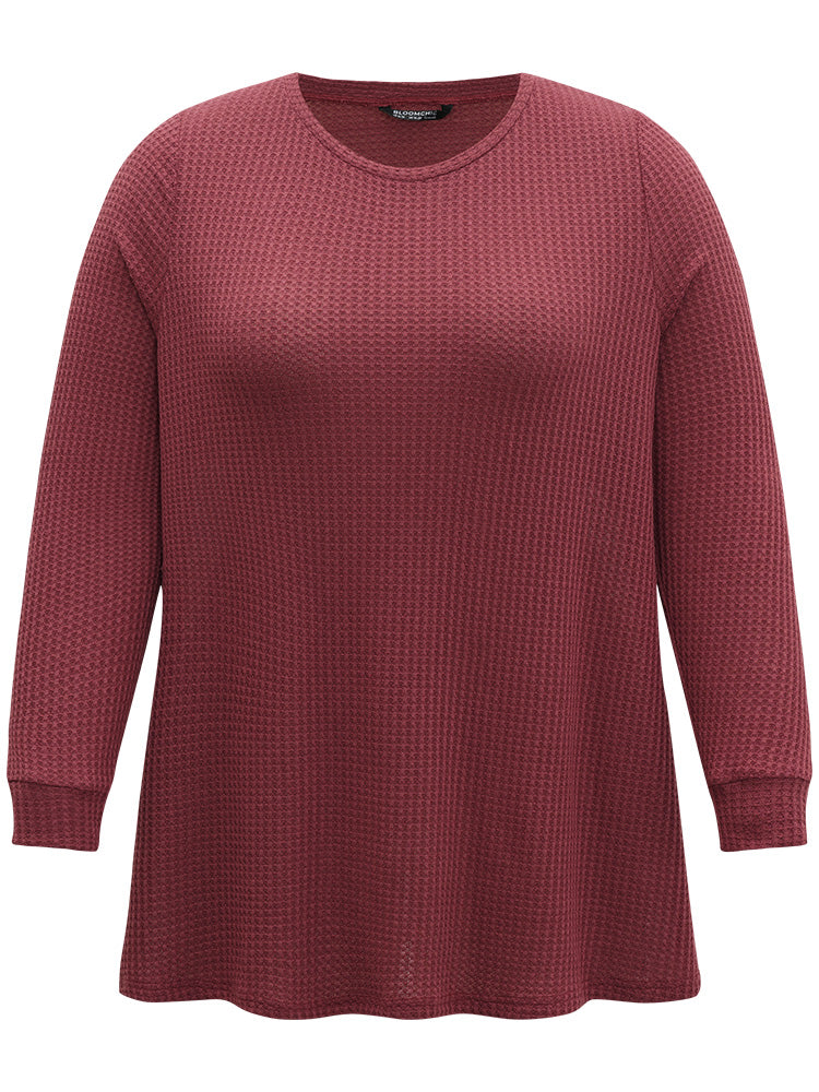 Bandana Patchwork Crew Neck Elastic Cuffs Sweatshirt