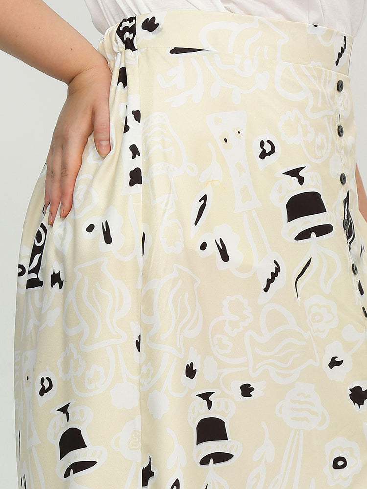 Sketech Split Hem Skirt