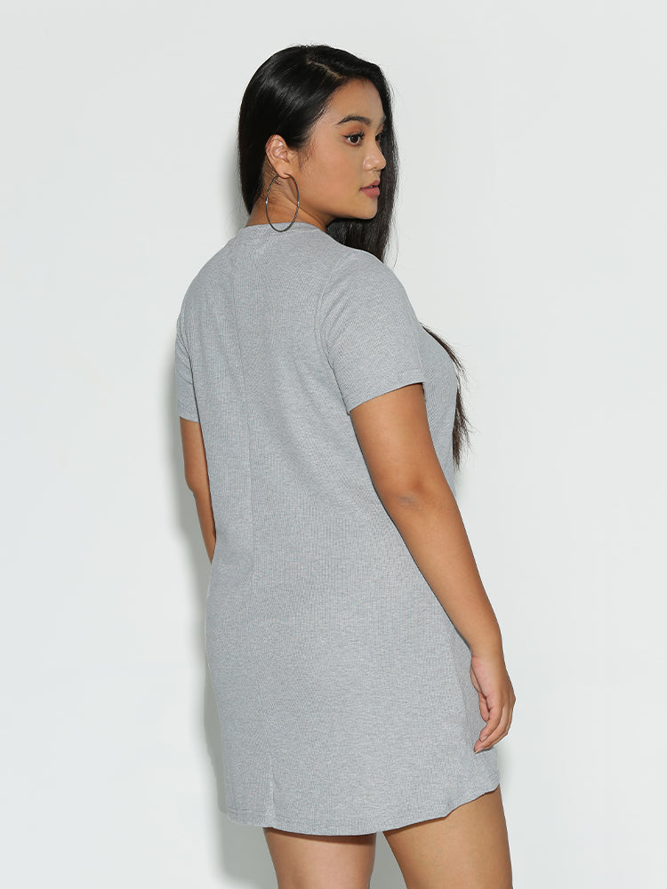 Irregular Hem Casual Dress