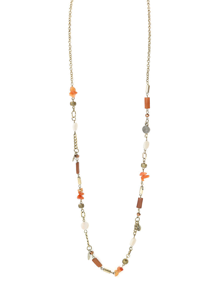 Bandana Style Colorful Geometric Irregular Necklace