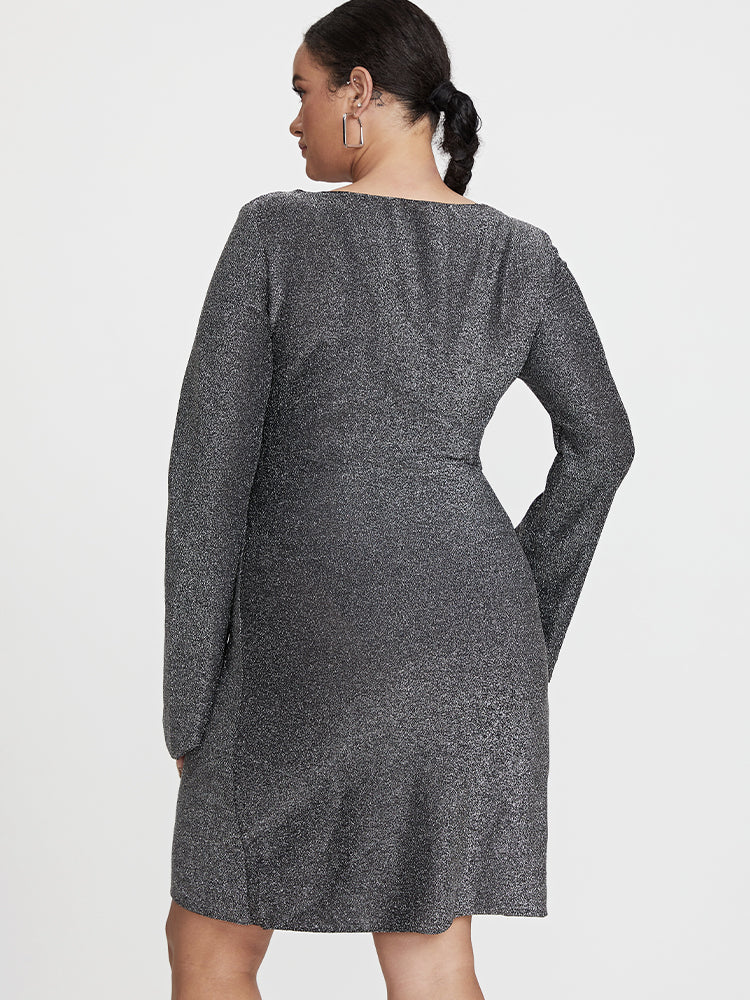 Bell Sleeve Cut Out Dress