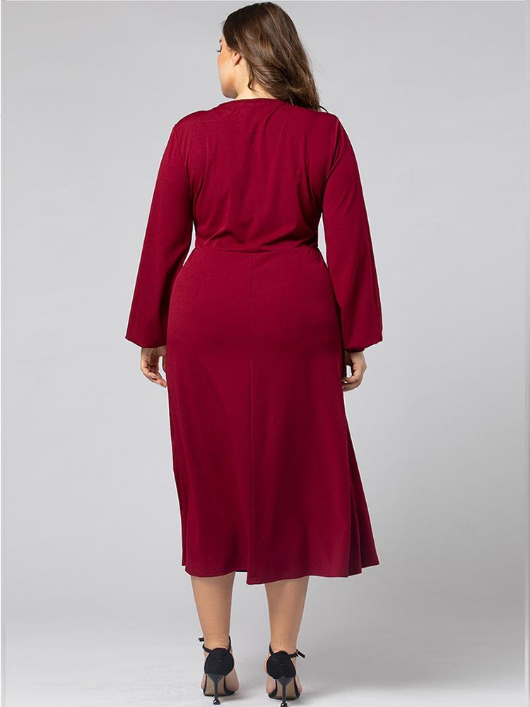 Sequins V-neck Maxi Dress