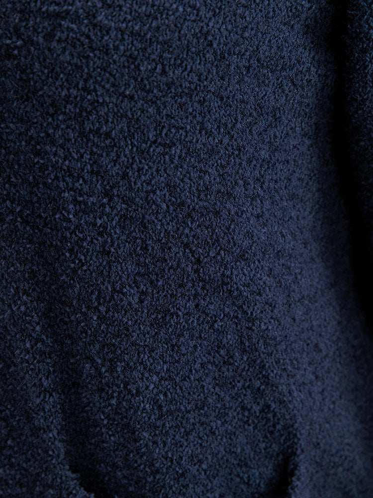 Solid Super Soft Plush Knit Open Front Cardigan