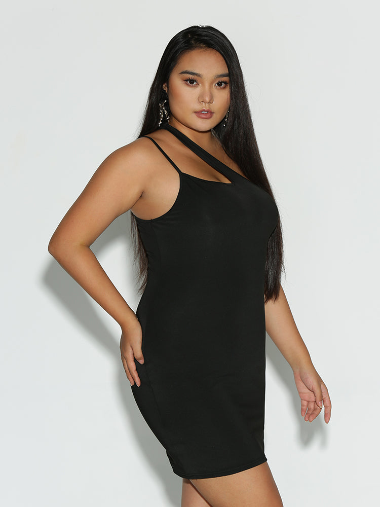 Cut Out One Shoulder Top