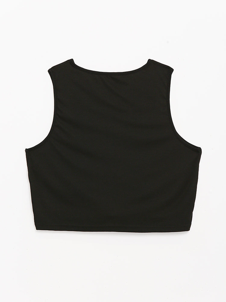 Ruched Sleeveless Top