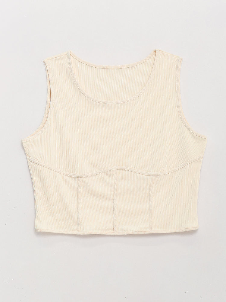 Sleeveless Stitch Top