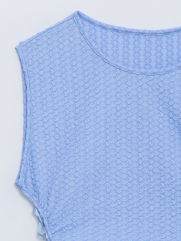 Cut Out Cross Knotted Sides Dress