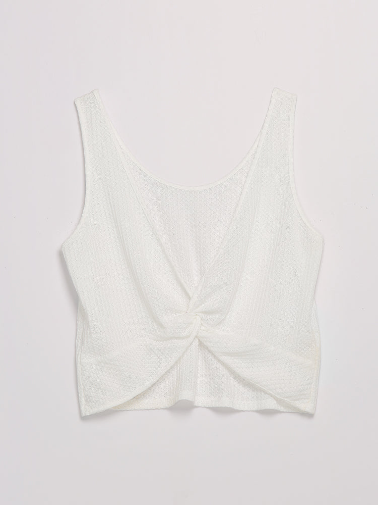 Backless Sleeveless Top