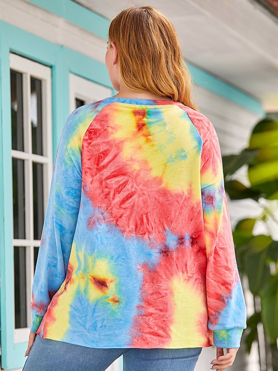 Tie Dye Round Neck T-shirt