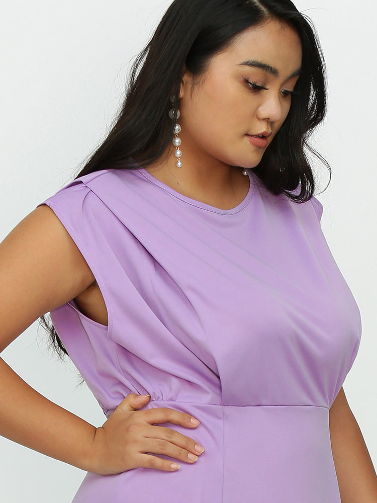 Back Cut Out Knotted Dress