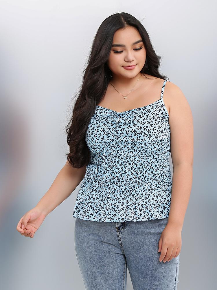 Ditsy Spaghetti Straps Cami