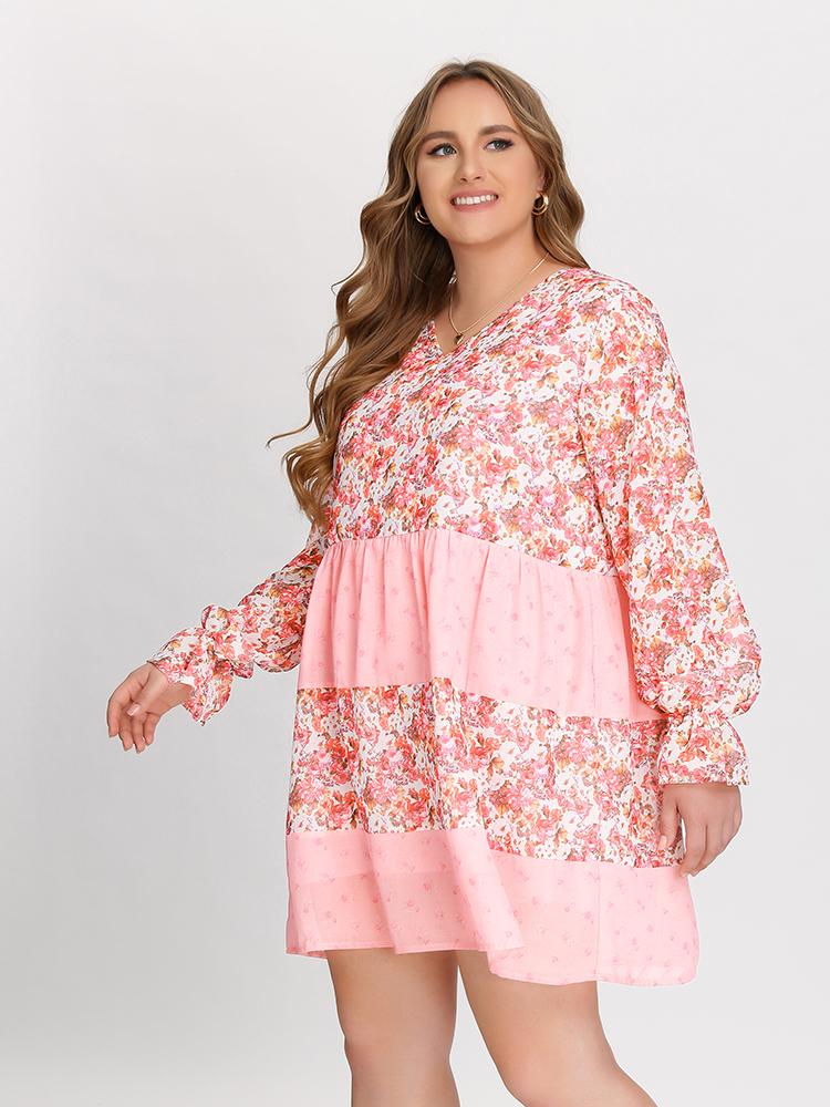 Ditsy Patchwork Dress