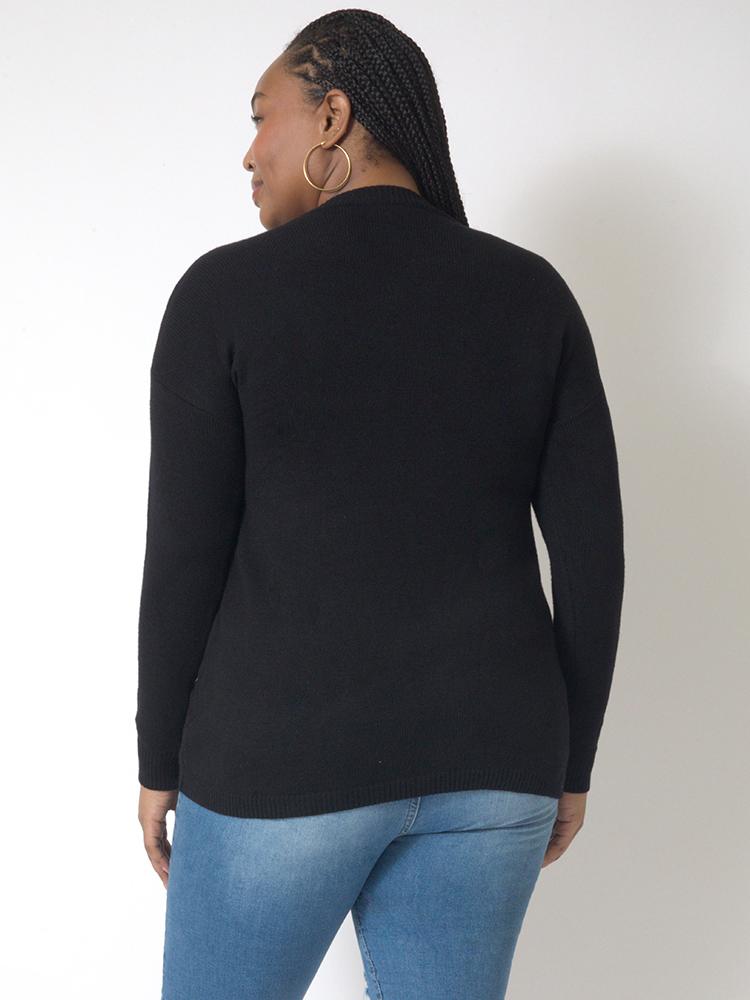 Leopard Star Crew Neck Sweater