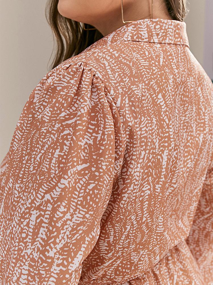 Waist Knotted Tiered Dress