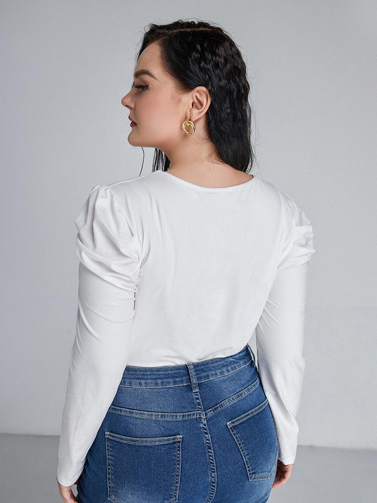 Puff Sleeve Long Sleeve Top