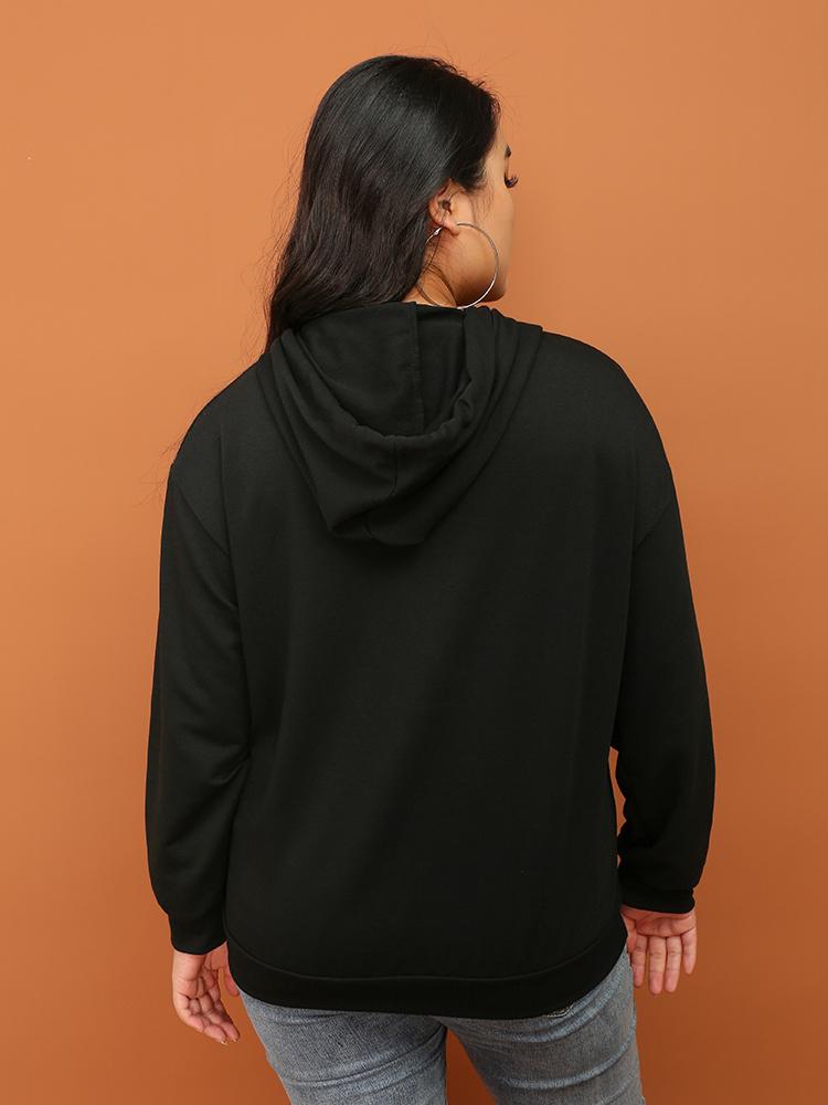 Cardiogram Love Print Hoodie