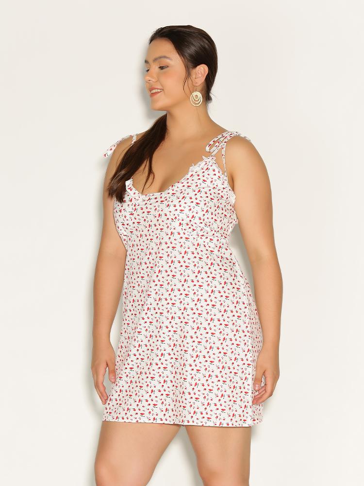 Ditsy Floral Knotted Dress