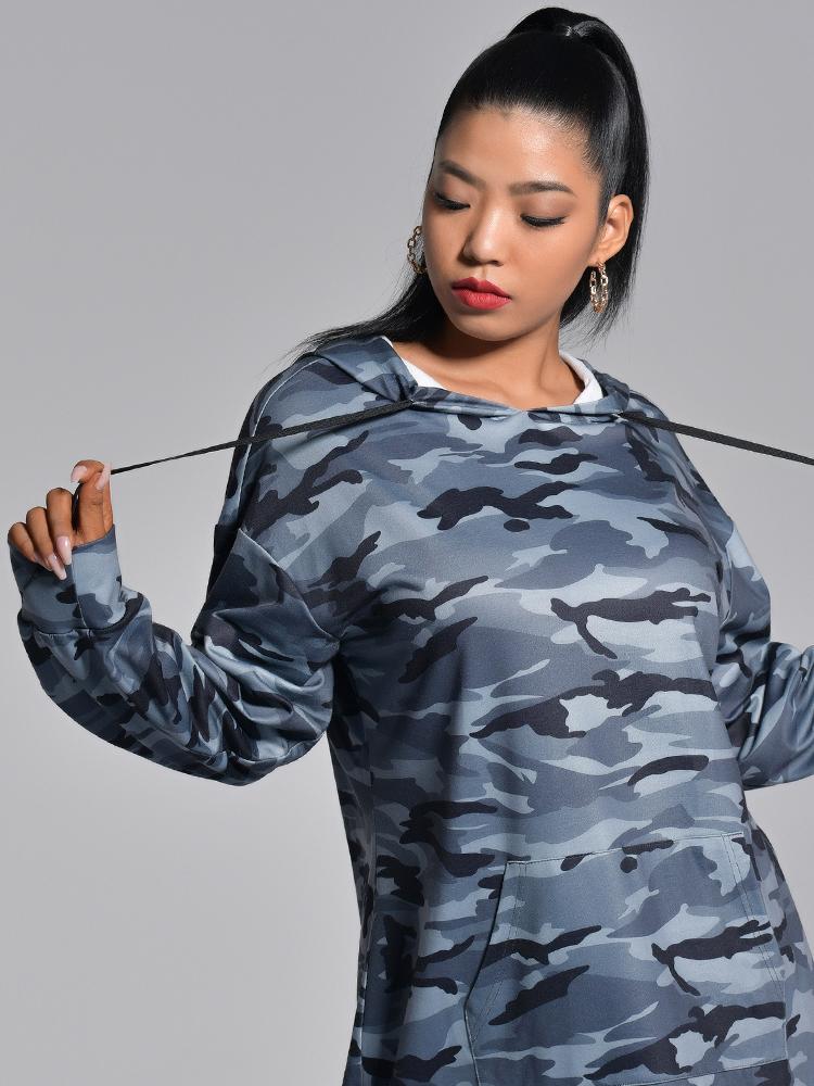 Tie Dye Hoodie Dress