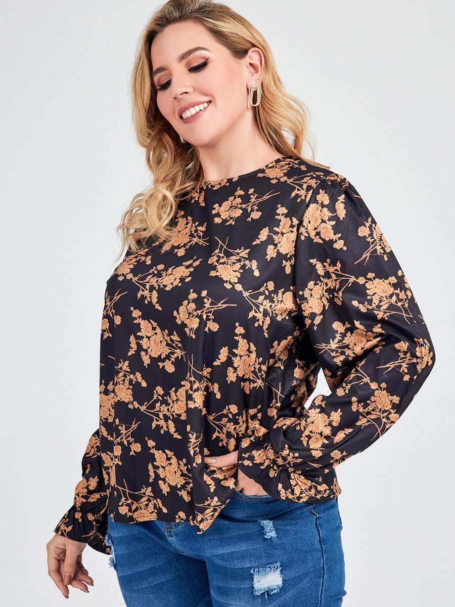 Ditsy Printed Blouse