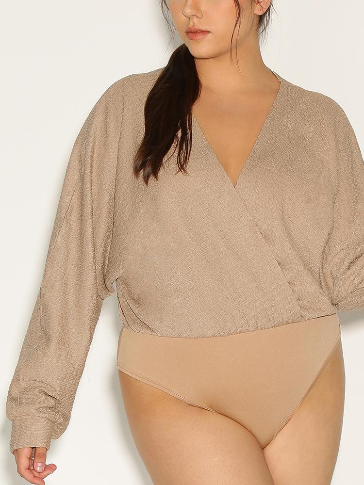 Surplice Neck Jumpsuit