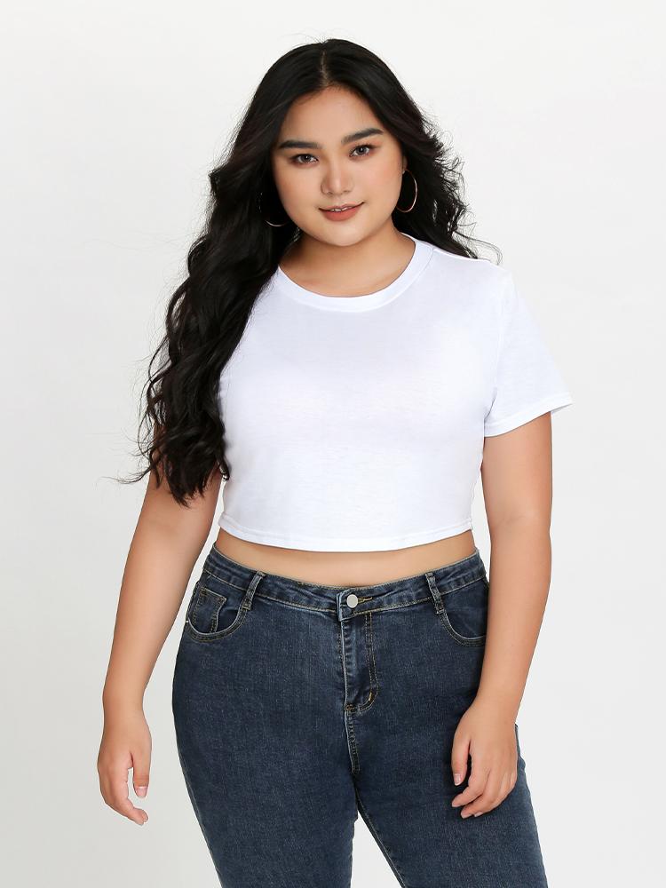 Solid Crop Top