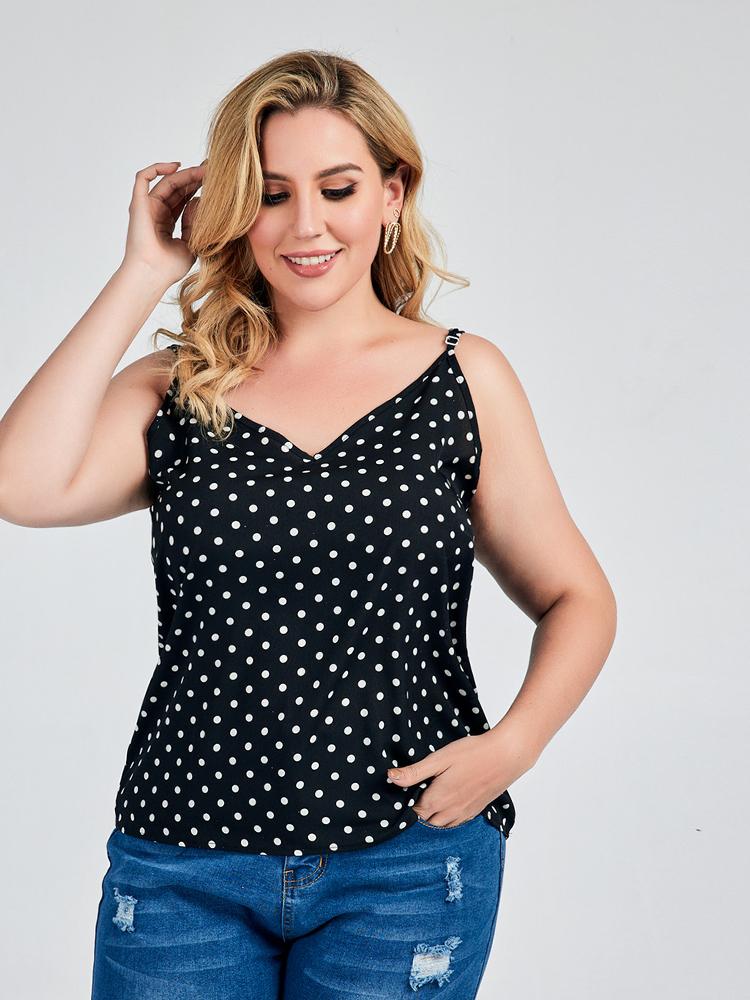 Polka Dot Backless Camis