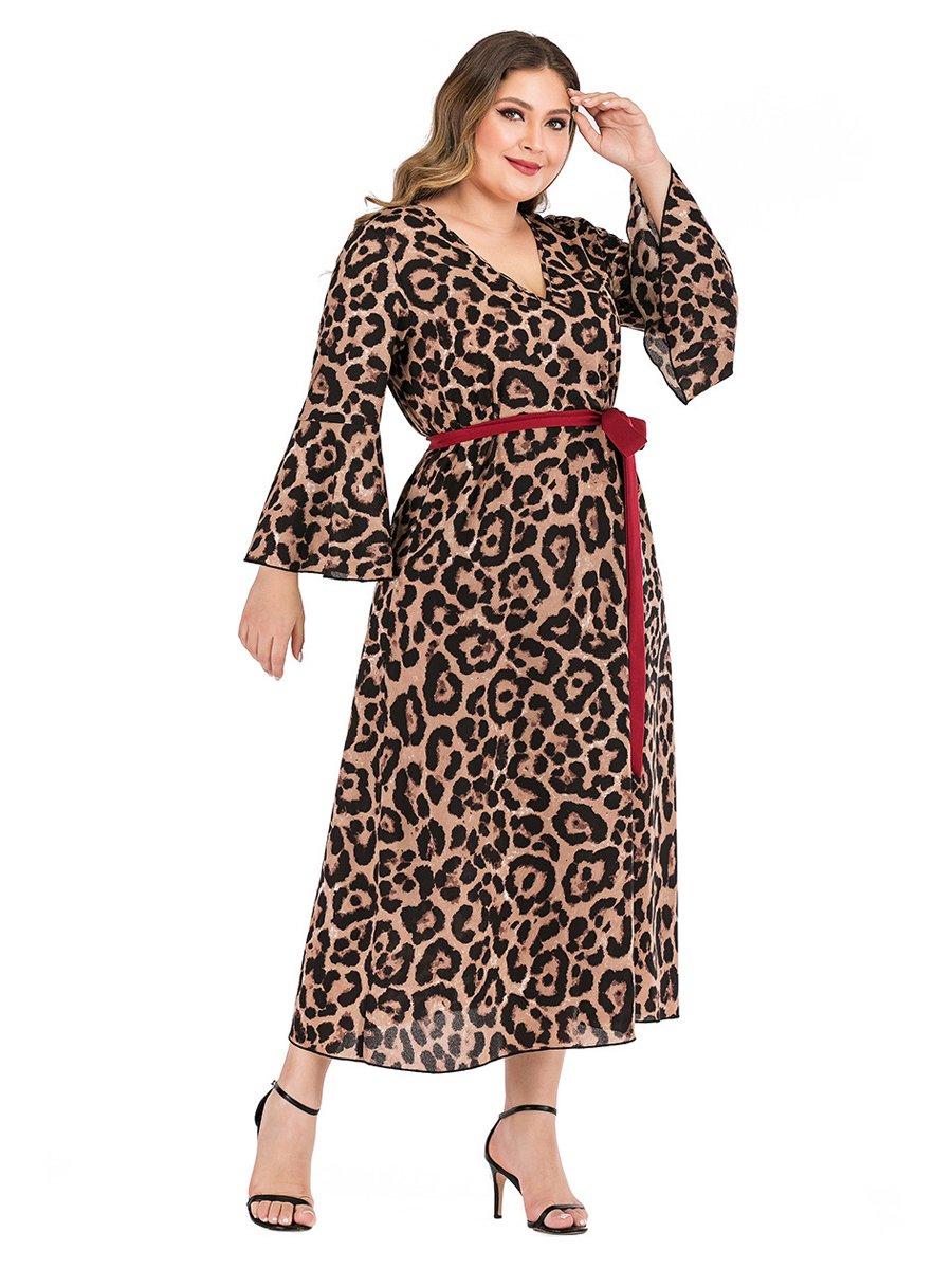 Leopard Knotted Dresses