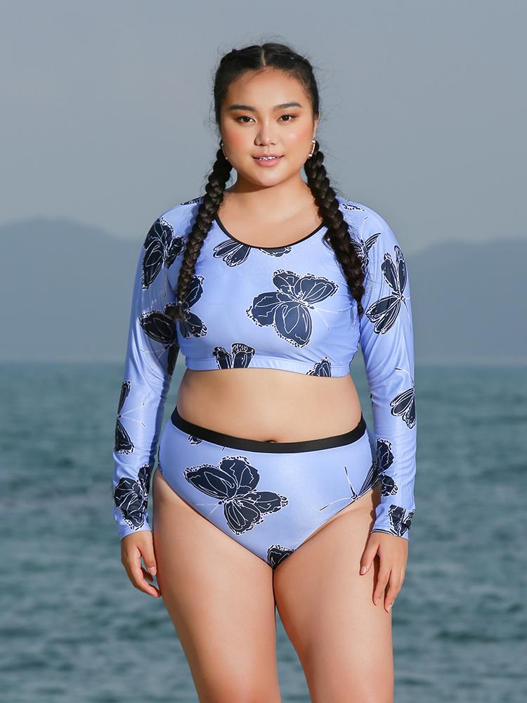 Butterfly Long Sleeve Bikini