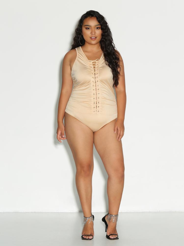 Crossover Sleeveless Jumpsuit