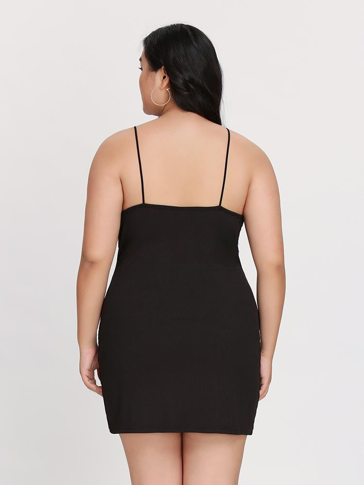 Lace Stitching Strap Dress