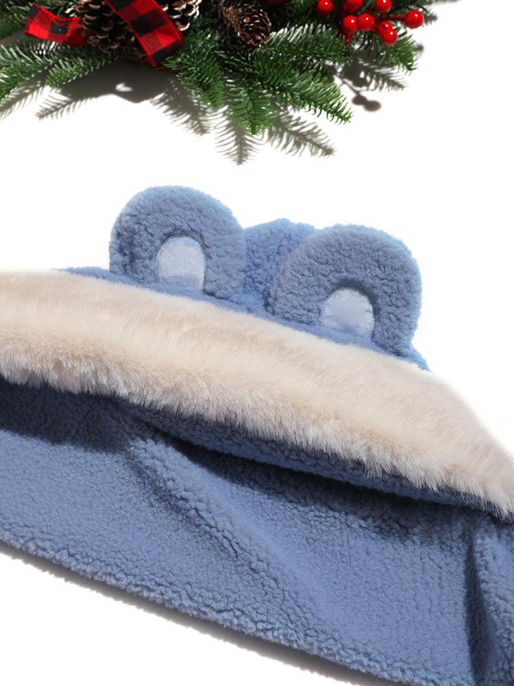 Christmas Cartoon Animal Hooded Scarf