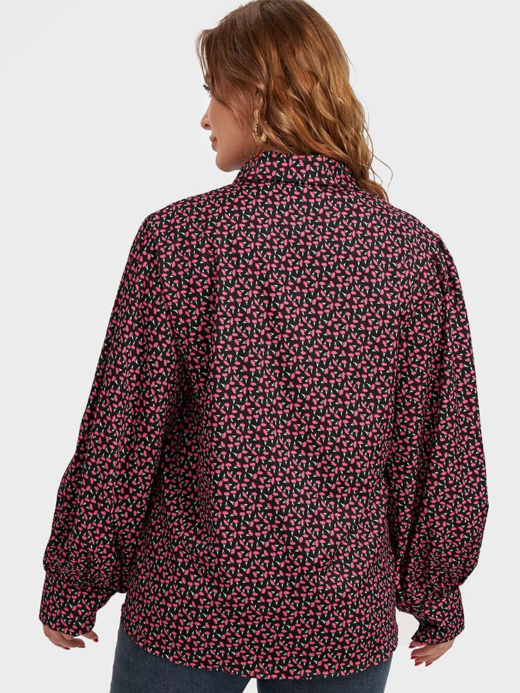 Ditsy Floral Casual Blouse