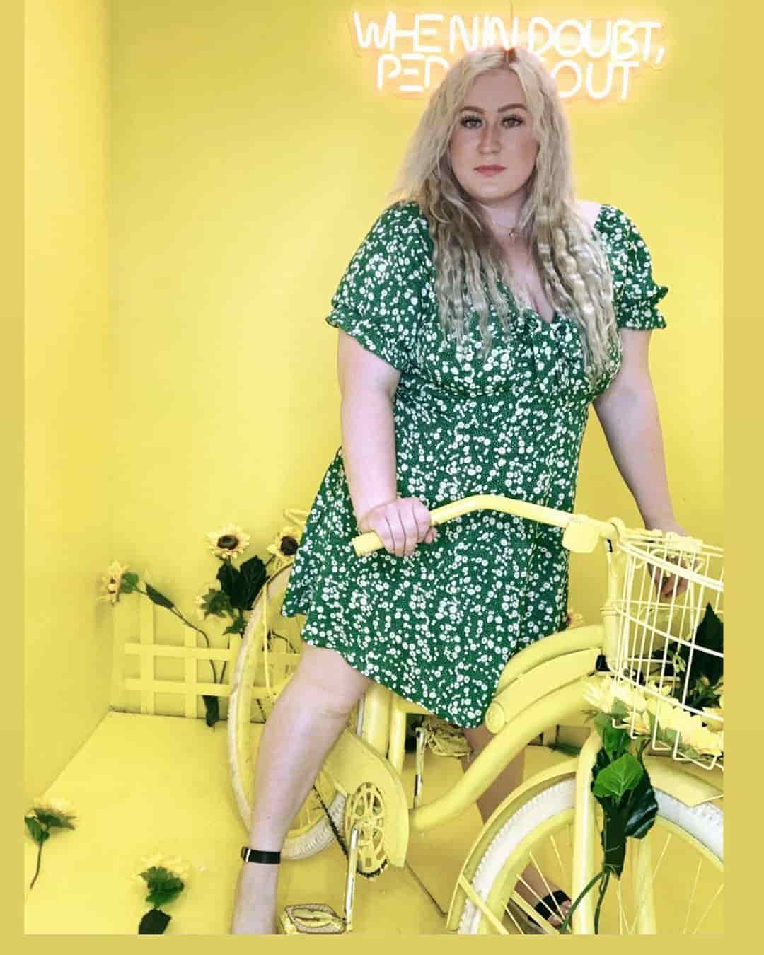 Ditsy Tie Milkmaid Dress