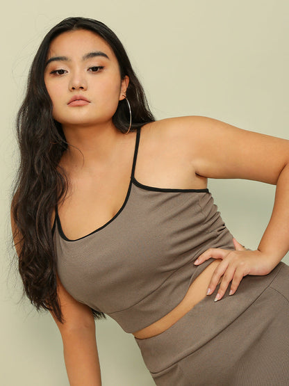 Short Color Block Tank Tops