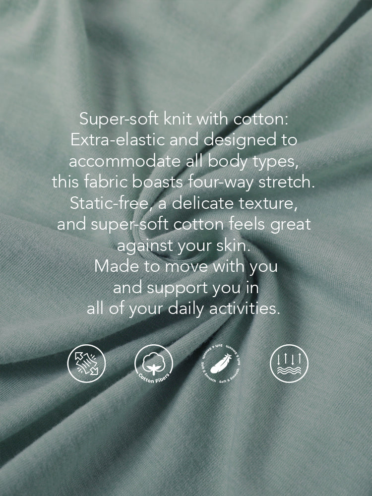 Solid Color V Neck Basic Modal T-shirt