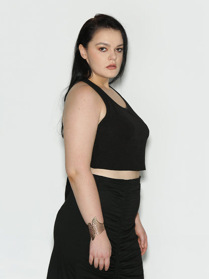 Backless Bowknot Crop Top