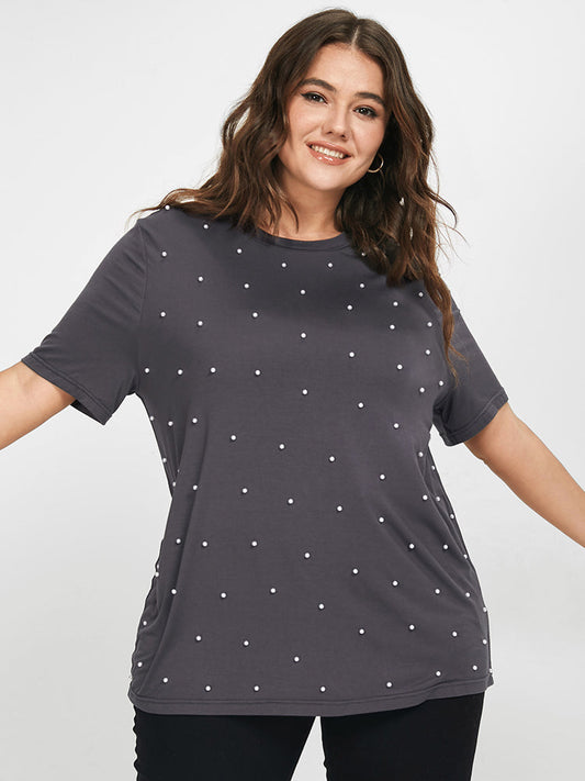 Polka Dot Casual T-shirt