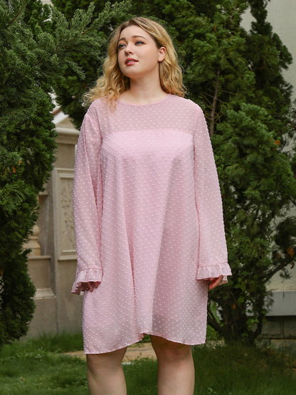 Loose Flared Sleeve Dress