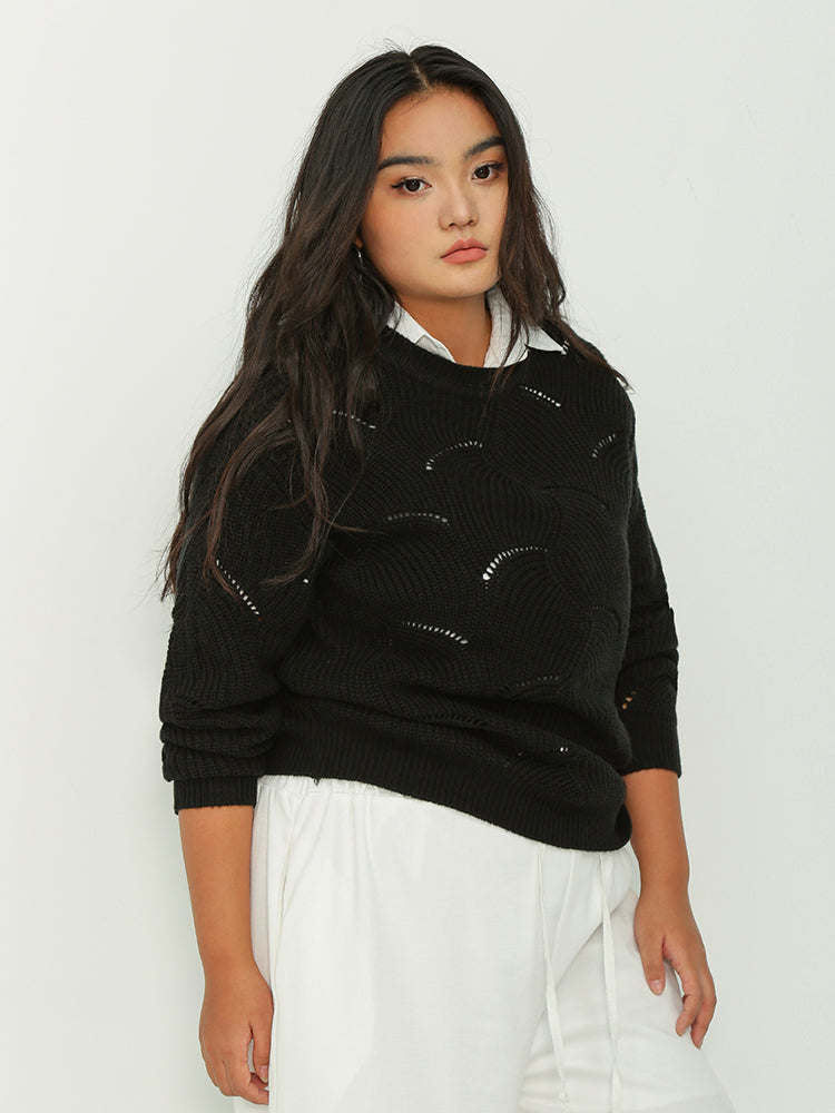 Hollow Out Casual Sweater