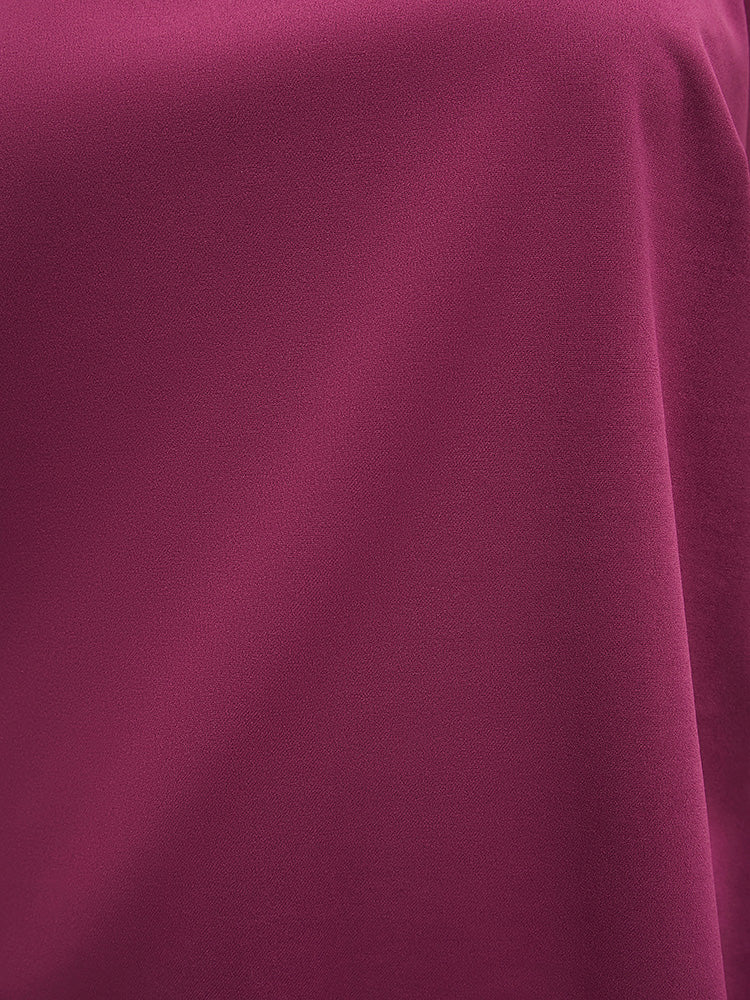 Plain Scalloped Trim Cami Top